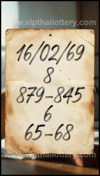 Thai Lotto Free Tips 123 Lottery Cut Digit 16-02-26
