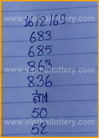 Thai Lottery Master Touch Thailand Tips 16Th February 2026