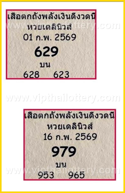 Thailand Lottery Number Draw 16Th February 2026