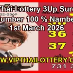 Thailand Lottery 3up Direct Set Pass Formula 01 March 2026
