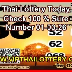 Thai Lottery Today Check 100 % Sure Number 01-03-26