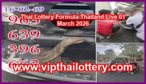 Thai Lottery Formula Thailand Live 01 March 2026