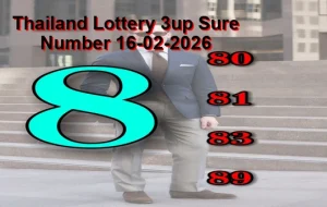 Thailand Lottery 3up Sure Number 16-02-2026