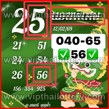 Thai Lottery 100 % Sure Namber Thailand Draw 1st March 2026