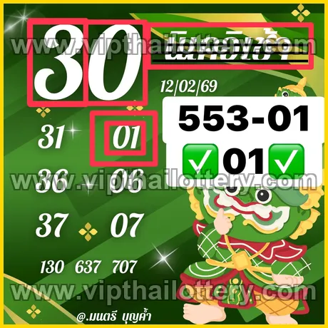 Thai Lottery 100 % Sure Namber Thailand Draw 1st March 2026