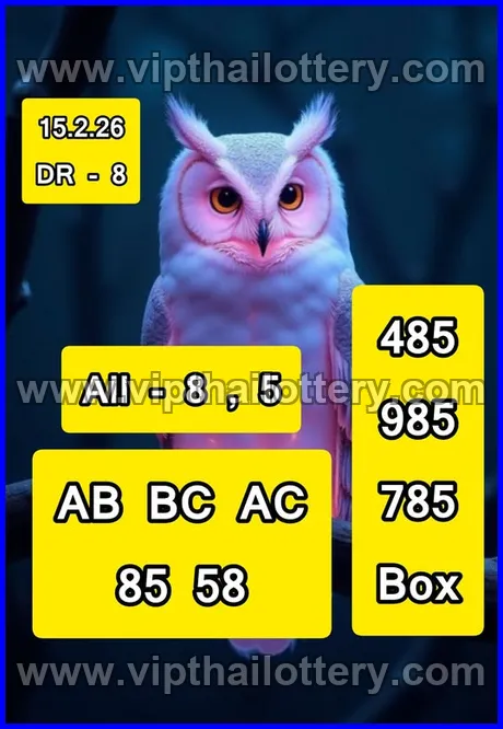 Thailand Lottery 2026 Thai Lotto Vip Total 01-03-26