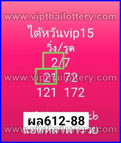 Thai Lottery 100 % Sure Number Vip Tips Today 01/03/2026