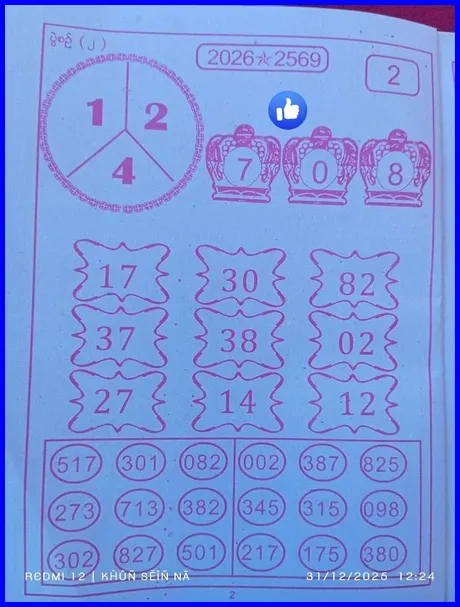 Thai Lottery Magazine 100 Sure Namber 01-03-2026