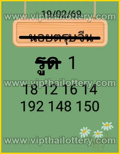 Thai Lotto Vip Total 3Up Thailand Lottery Live 01 March 2026