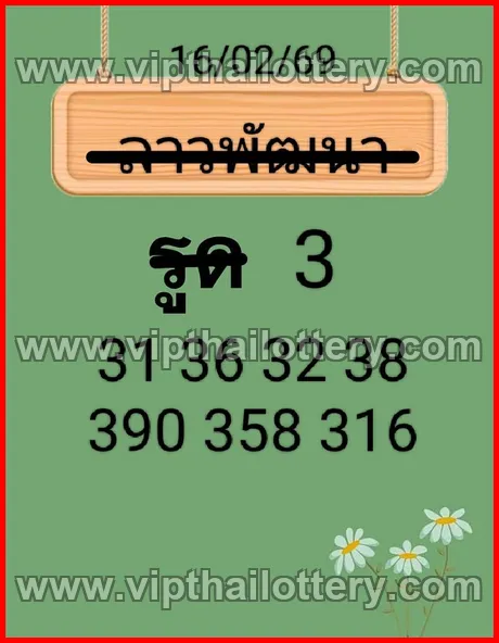 Thai Lotto Vip Total 3Up Thailand Lottery Live 01 March 2026