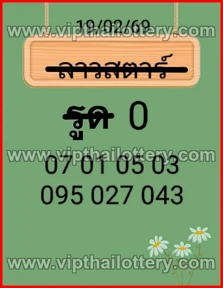 Thai Lotto Vip Total 3Up Thailand Lottery Live 01 March 2026