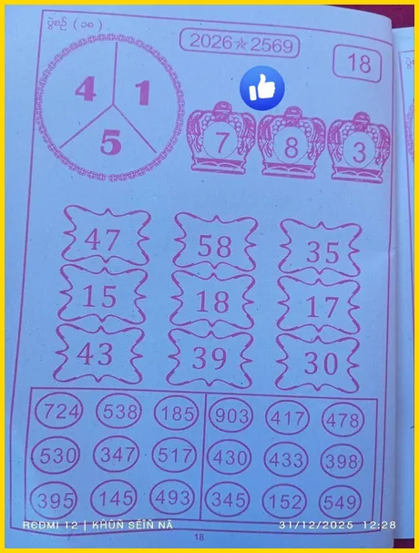 Thai Lottery Magazine 100 Sure Namber 01-03-2026