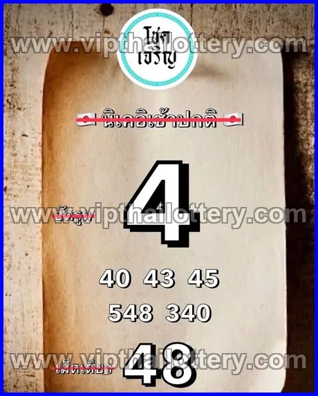 Thai Lottery 3D Vip Tip Today Check Online 01/03/2026