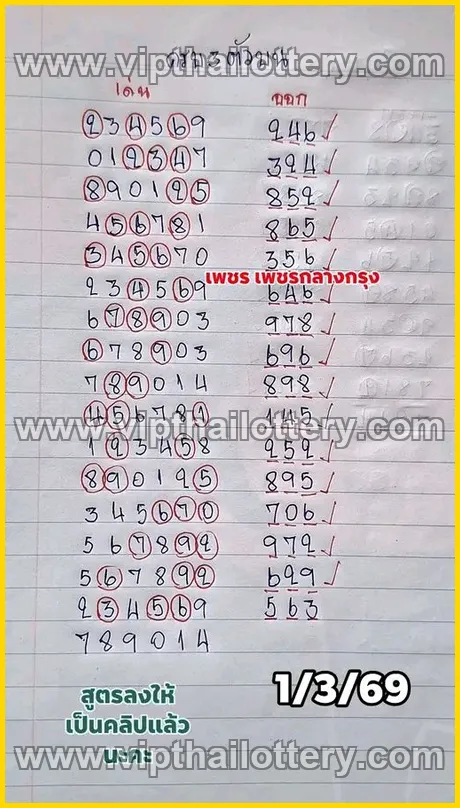 Thai Lottery 3Up Direct Today Check Online Free 1st March 2026