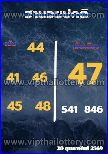 Thai Lottery 3D Vip Tip Today Thailand Paper 01-03-26