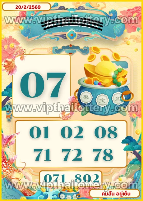 Thai Lottery 99.99 Win Tips Lotto Vip Total 01/03/2026