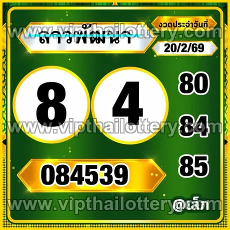 Vip Thai Lottery Thailand Paper 1st March 2026