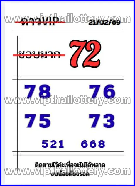 Thai Lottery 100 Sure Namber Lotto Vip Total 01/03/2026