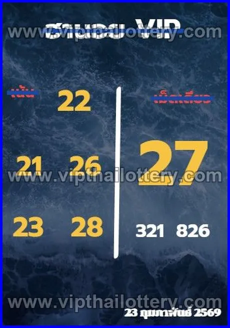 Thai Lottery 3D Vip Tip Today Thailand Paper 01-03-26