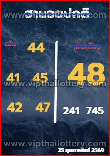 Thai Lottery 3D Vip Tip Today Thailand Paper 01-03-26