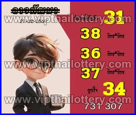 Thai Lottery 3Up Sure Number 100 % Namber 1st March 2026