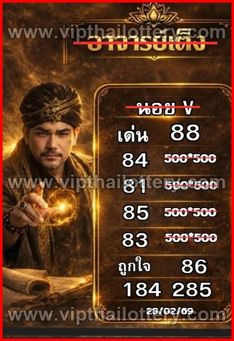 Thai Lottery 3Up Direct Thailand 1st March 2026