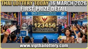Thai lottery Today 16 March 2026 First Prize Detail