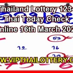 Thailand Lottery 1234 Thai Today Check Online Game 16th March 2026