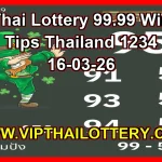 Thai Lottery 99.99 Win Tips First Vip Sure Game 16-03-26