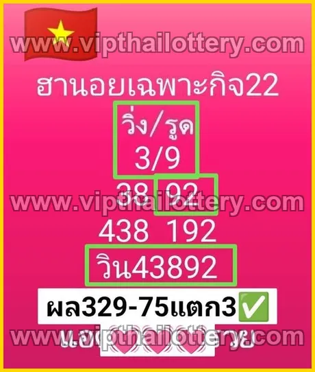 Thai Lottery 3D Vip Tip 3Up Direct 16th March 2026