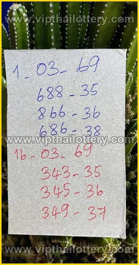 Thai Lottery 3Up Direct Thailand Draw Paper 16-03-26