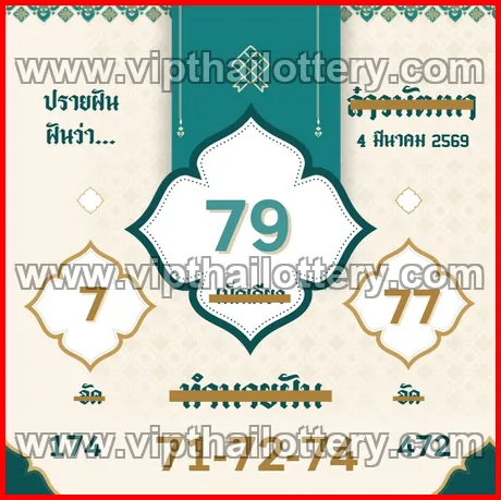 Thai Lottery Vip Tips Today Thailand Direct Number 16-03-2026
