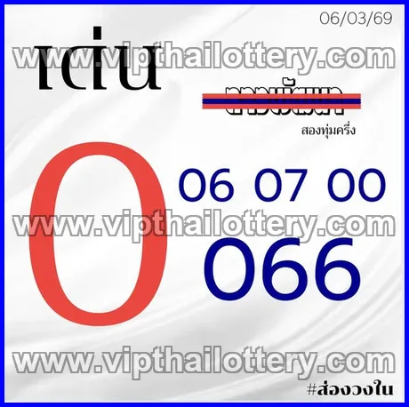 Thai Lottery Vip Tips Today Thailand Direct Number 16-03-2026