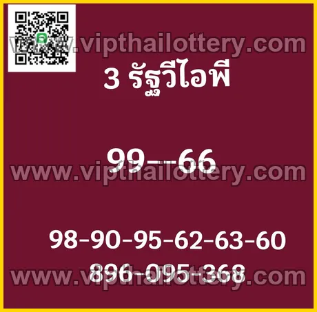 Thai Lottery 3D Vip Tip Thailand Paper Today 16-03-2026