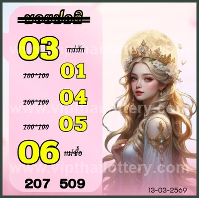Thai Government Lottery Master Result Touch Set 16-03.2026