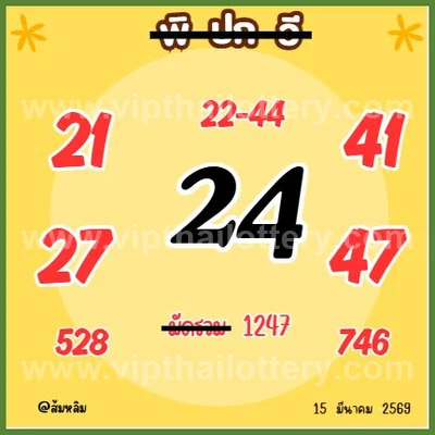 Thai Government Lottery 3Up Master Touch Set Date 16-03-2026
