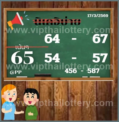 Thai Government Lottery Tips Paper Set Sure VIP 1 April 2026