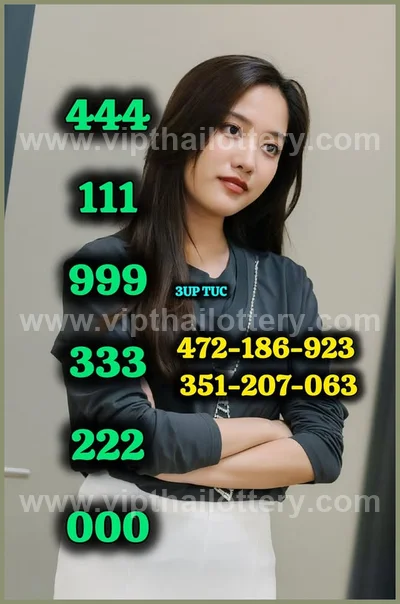Thai Official Lottery Lucky Glo Numbers Winning 01-04-2026