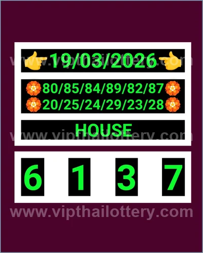 Thai Official Lottery VIP Tips Direct Master Glo 01-4-2026