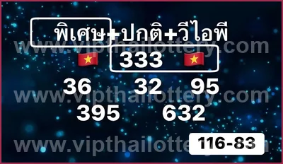 Thai Lottery Set Formula 3Up Master Sure Glo Paper 1-4-2026