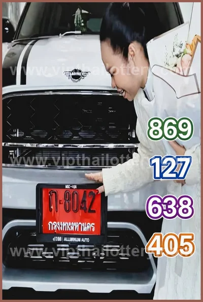 Thai Government Lottery Numbers Paper Sure 3Up Glo 1-4-2026