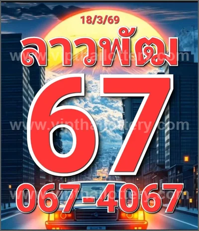 Thailand Lottery VIP Master Result Set Numbers Glo 01-4-2026