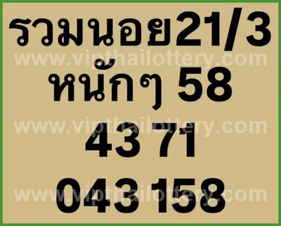 Thailand Lottery VIP Master Result Set Numbers Glo 01-4-2026