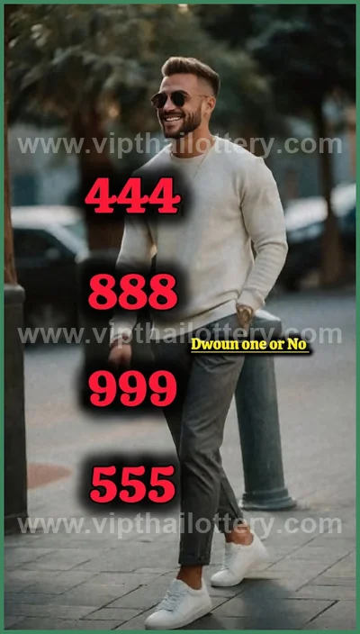 Thailand Lottery VIP Master Result Set Numbers Glo 01-4-2026
