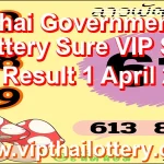Thai Lottery Sure Nambers VIP Set 3Up Result 1 April 2026
