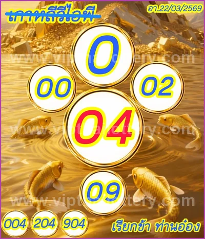Thai Government Lottery Sure VIP Set 3Up Result 1 April 2026
