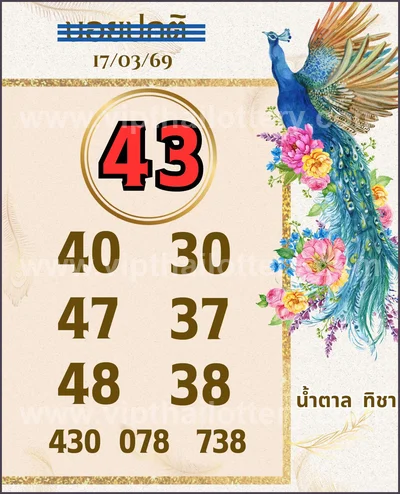 Thai Government Lottery 3Up Glo Formula Master 01 April 2026