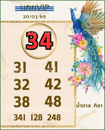 Thai Government Lottery 3Up Glo Formula Master 01 April 2026