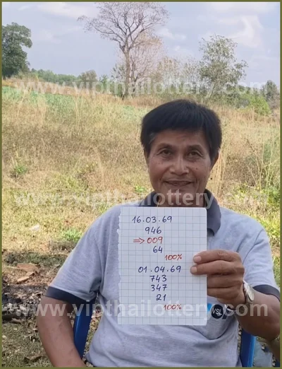 Thai Lotto Paper Master Numbers Lucky Set VIP 3Up 01.04.2026
