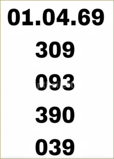 Thai Lotto Paper Master Numbers Lucky Set VIP 3Up 01.04.2026